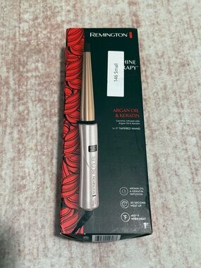 Remington Rose Gold and Gold 1" Tapered Curling Wand